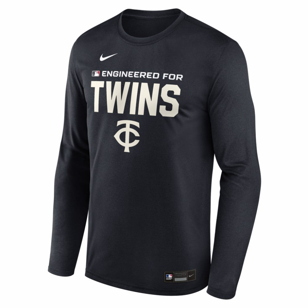 Minnesota Twins Authentic Collection Legend Dri-FIT Long Sleeve T-Shirt Navy