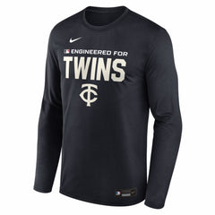 Minnesota Twins Authentic Collection Legend Dri-FIT Long Sleeve T-Shirt Navy