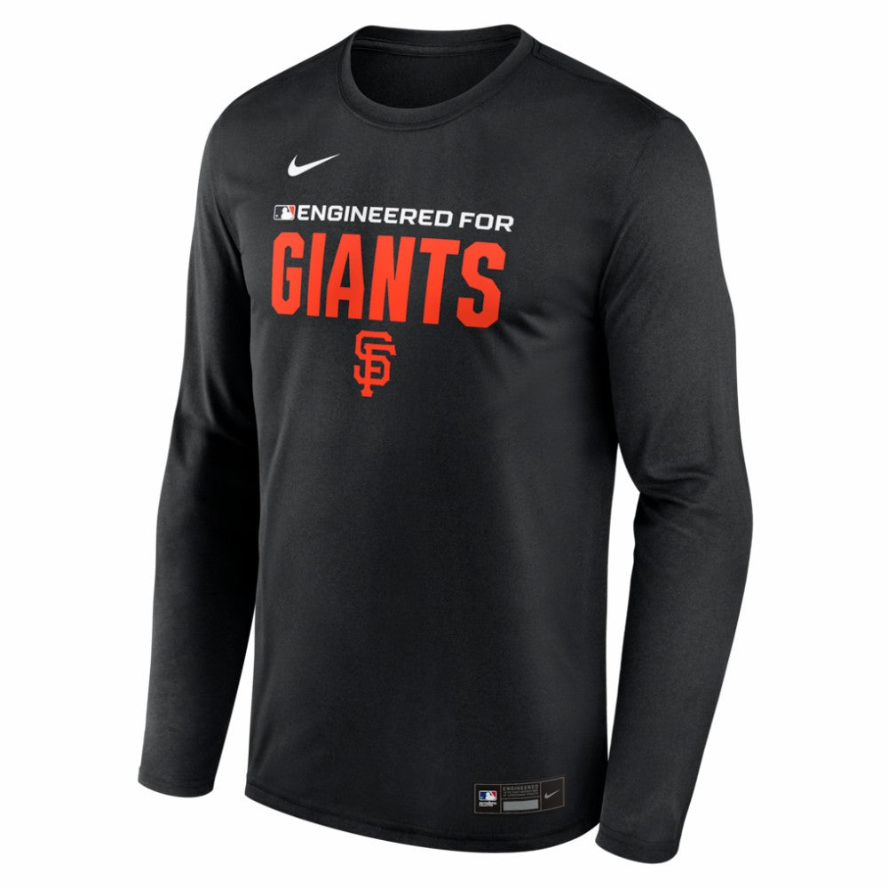 San Francisco Giants Authentic Collection Legend Dri-FIT Long Sleeve T-Shirt Black