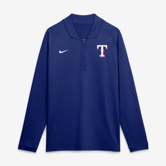 Texas Rangers Authentic Collection Dri-FIT Raglan Half-Zip Pullover Royal