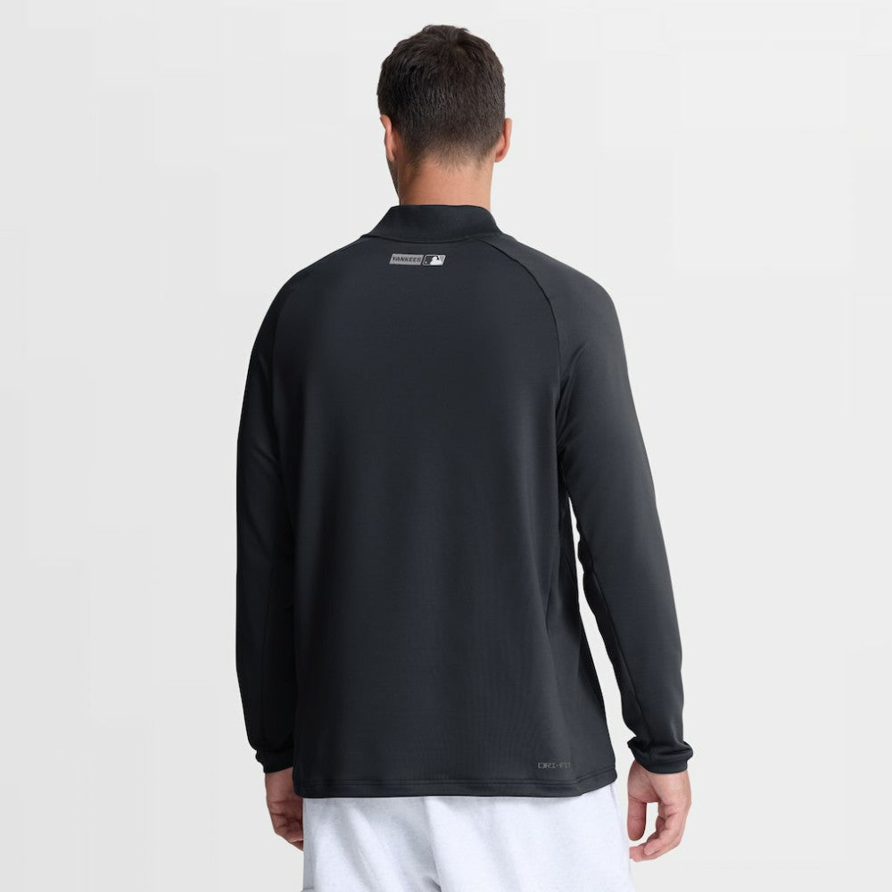 New York Yankees Authentic Collection Dri-FIT Raglan Half-Zip Pullover Navy