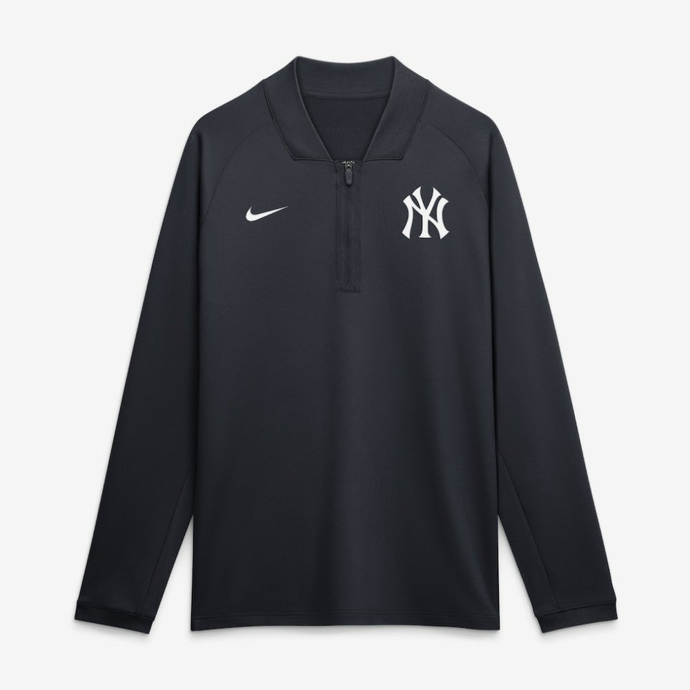New York Yankees Authentic Collection Dri-FIT Raglan Half-Zip Pullover Navy