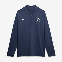 Los Angeles Dodgers Authentic Collection Dri-FIT Raglan Half-Zip Pullover Navy