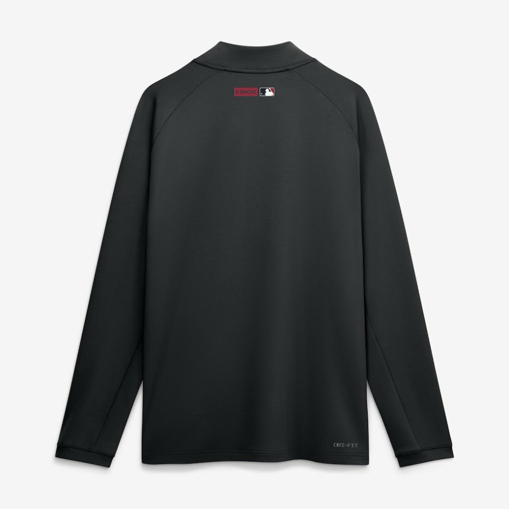 Arizona Diamondbacks Authentic Collection Dri-FIT Raglan Half-Zip Pullover Black