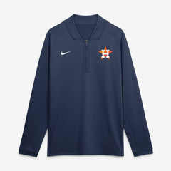 Houston Astros Authentic Collection Dri-FIT Raglan Half-Zip Pullover Navy