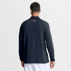 Atlanta Braves Authentic Collection Dri-FIT Raglan Half-Zip Pullover Navy