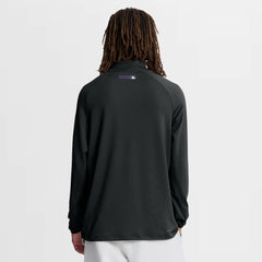 Colorado Rockies Authentic Collection Dri-FIT Raglan Half-Zip Pullover Black