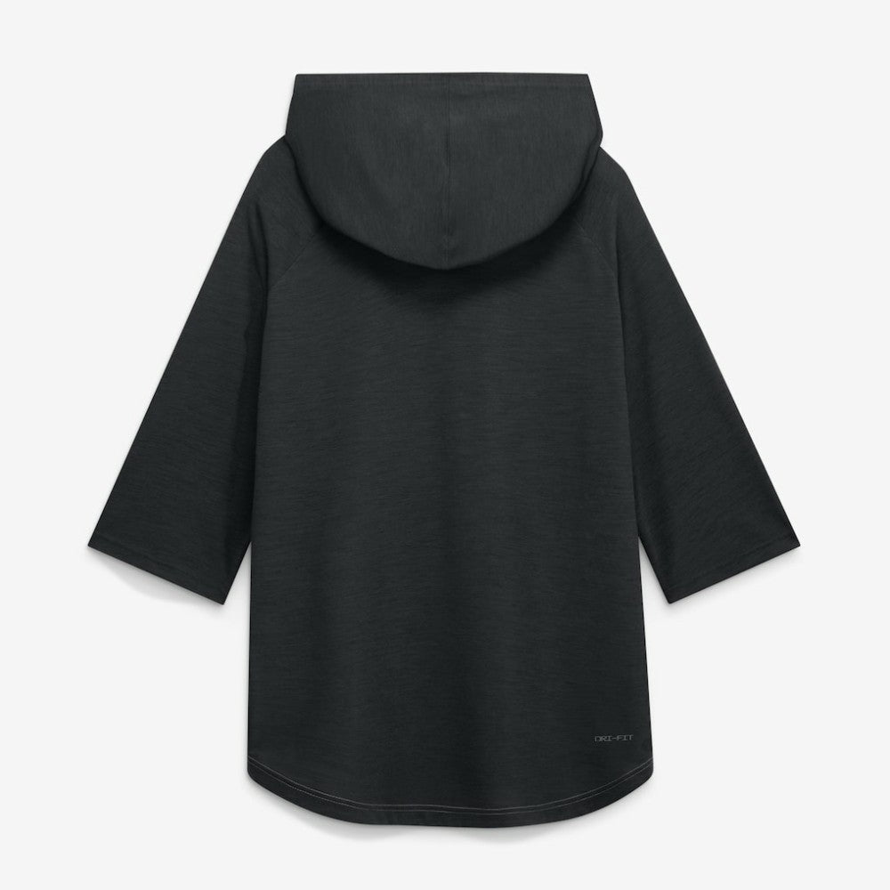 Arizona Diamondbacks Authentic Collection Flux Dri-FIT Raglan 3/4-Sleeve Hooded T-Shirt Gray