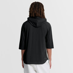 Arizona Diamondbacks Authentic Collection Flux Dri-FIT Raglan 3/4-Sleeve Hooded T-Shirt Gray