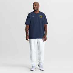 Milwaukee Brewers Authentic Collection Dri-FIT Quarter-Zip Windshirt Navy