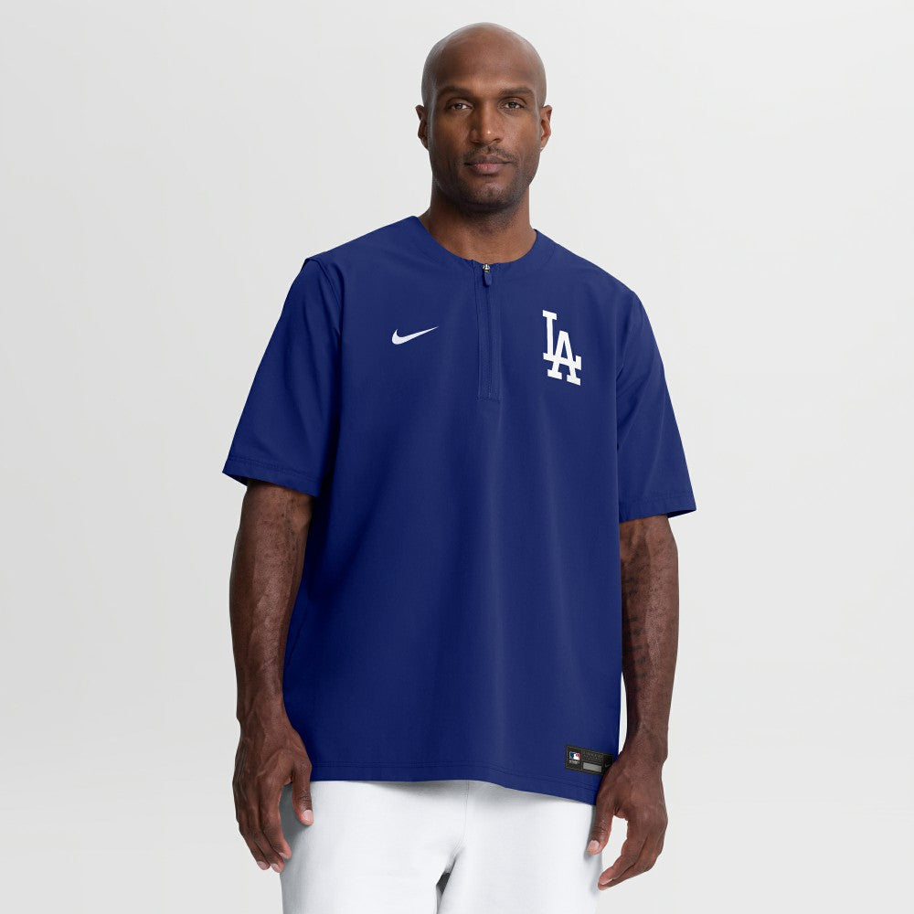 Los Angeles Dodgers Authentic Collection Dri-FIT Quarter-Zip Windshirt Royal