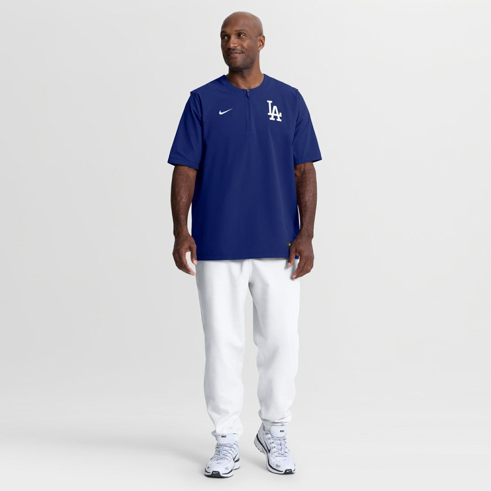 Los Angeles Dodgers Authentic Collection Dri-FIT Quarter-Zip Windshirt Royal