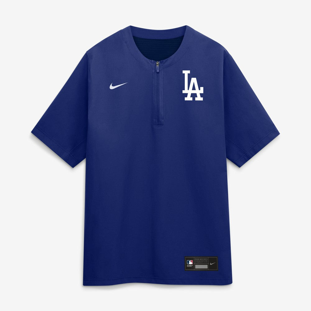 Los Angeles Dodgers Authentic Collection Dri-FIT Quarter-Zip Windshirt Royal
