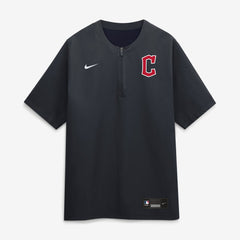 Cleveland Guardians Authentic Collection Dri-FIT Quarter-Zip Windshirt Navy