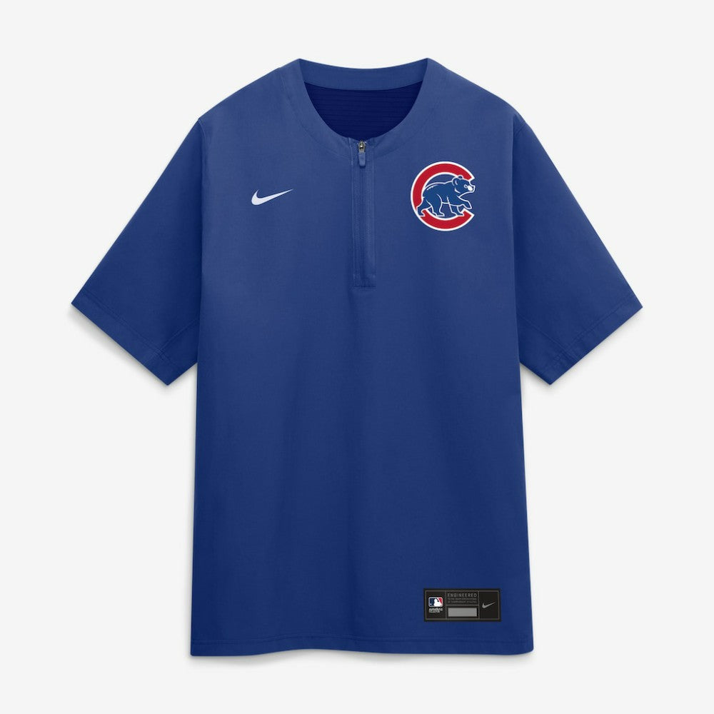 Chicago Cubs Authentic Collection Dri-FIT Quarter-Zip Windshirt Royal
