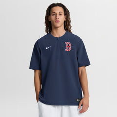 Boston Red Sox Authentic Collection Dri-FIT Quarter-Zip Windshirt Navy