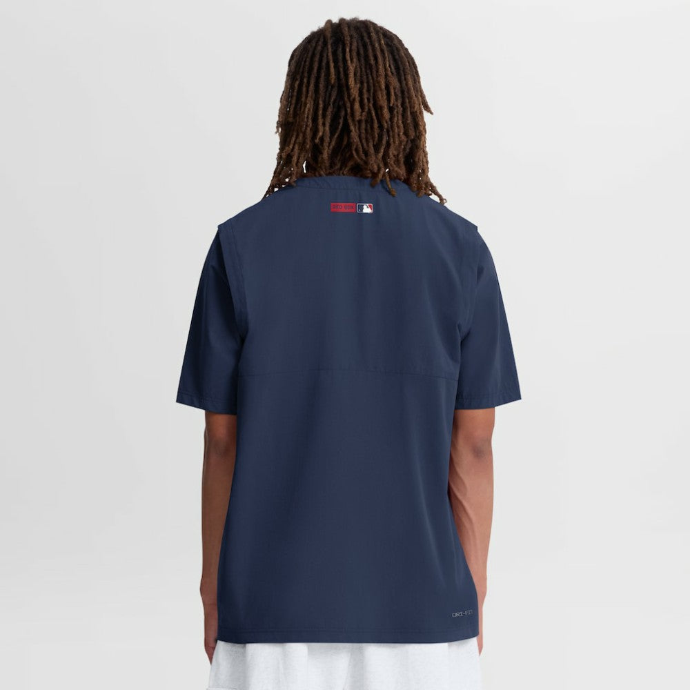 Boston Red Sox Authentic Collection Dri-FIT Quarter-Zip Windshirt Navy