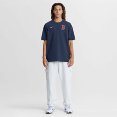 Boston Red Sox Authentic Collection Dri-FIT Quarter-Zip Windshirt Navy