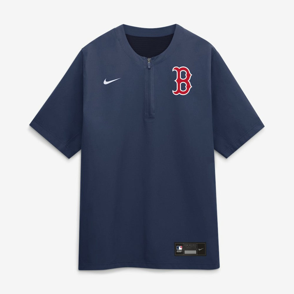 Boston Red Sox Authentic Collection Dri-FIT Quarter-Zip Windshirt Navy