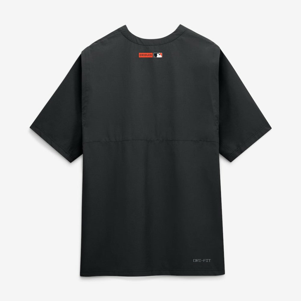 Baltimore Orioles Authentic Collection Dri-FIT Quarter-Zip Windshirt Black