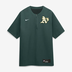 Athletics Authentic Collection Dri-FIT Quarter-Zip Windshirt Green