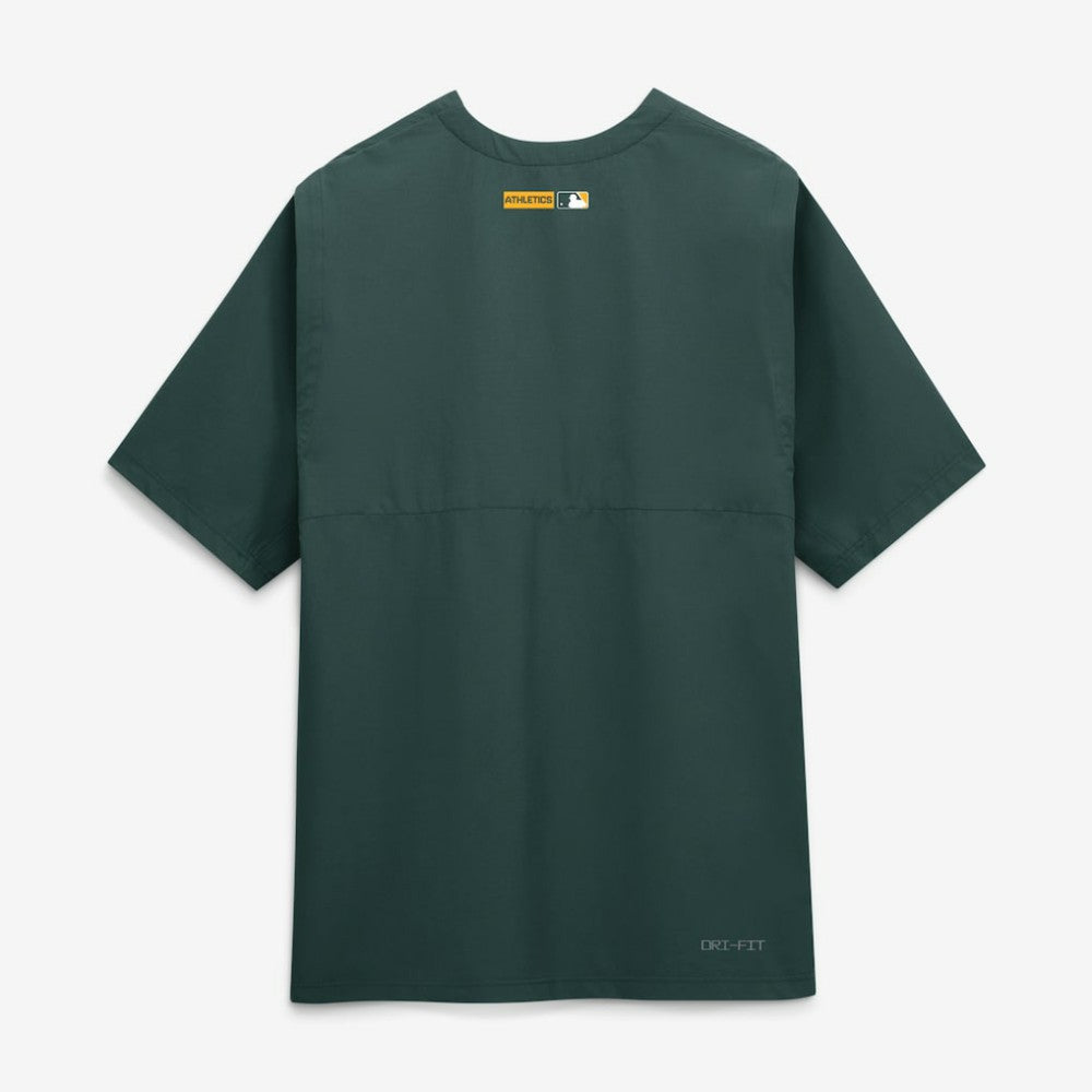 Athletics Authentic Collection Dri-FIT Quarter-Zip Windshirt Green