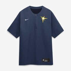 Tampa Bay Rays Authentic Collection Dri-FIT Quarter-Zip Windshirt Navy