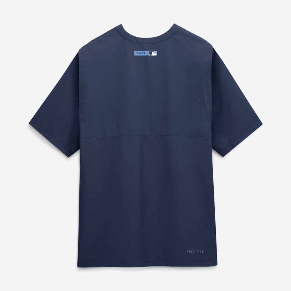 Tampa Bay Rays Authentic Collection Dri-FIT Quarter-Zip Windshirt Navy