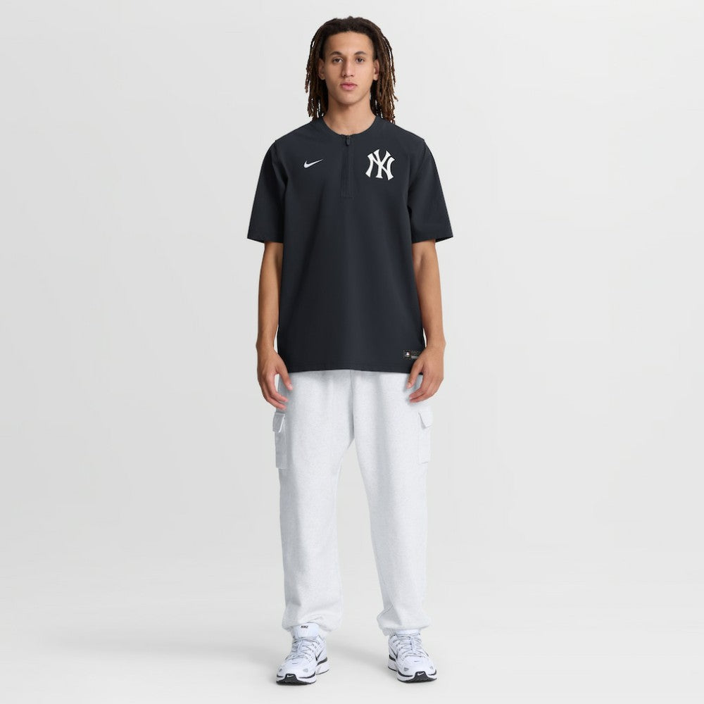 New York Yankees Authentic Collection Dri-FIT Quarter-Zip Windshirt Navy