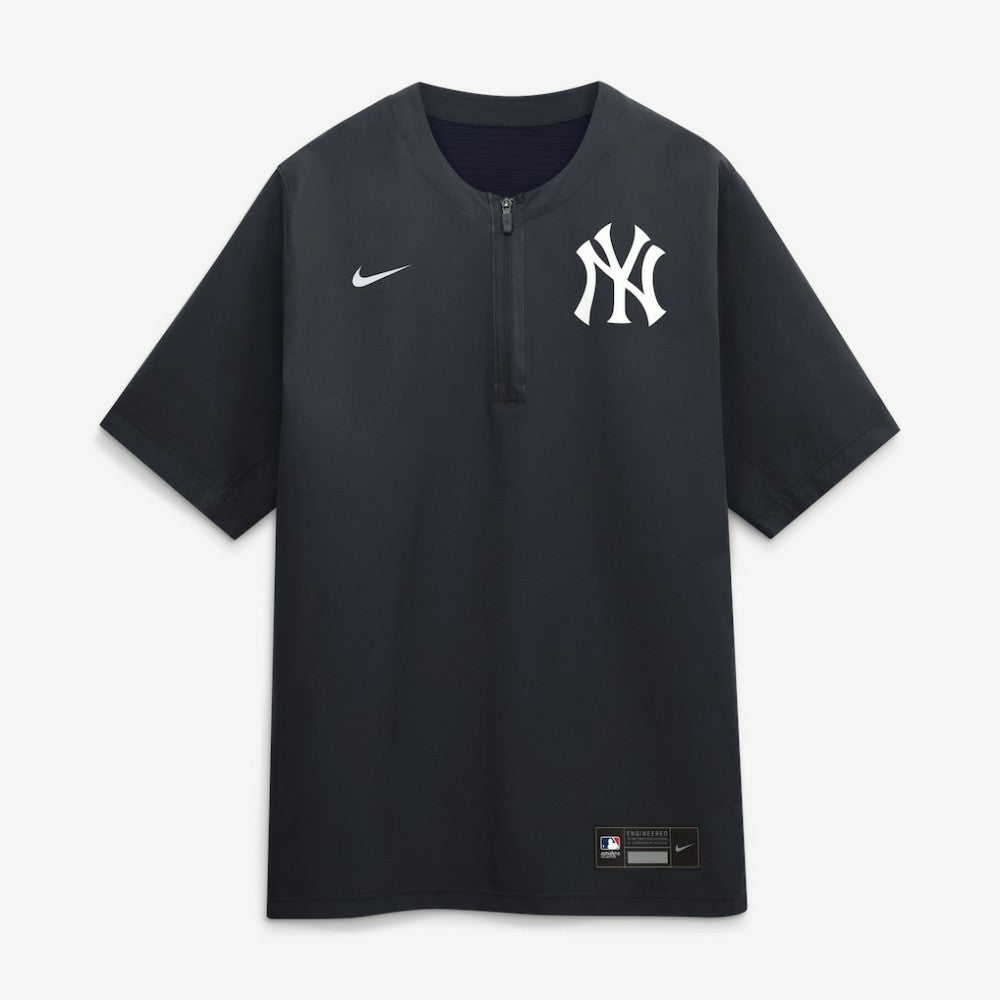 New York Yankees Authentic Collection Dri-FIT Quarter-Zip Windshirt Navy