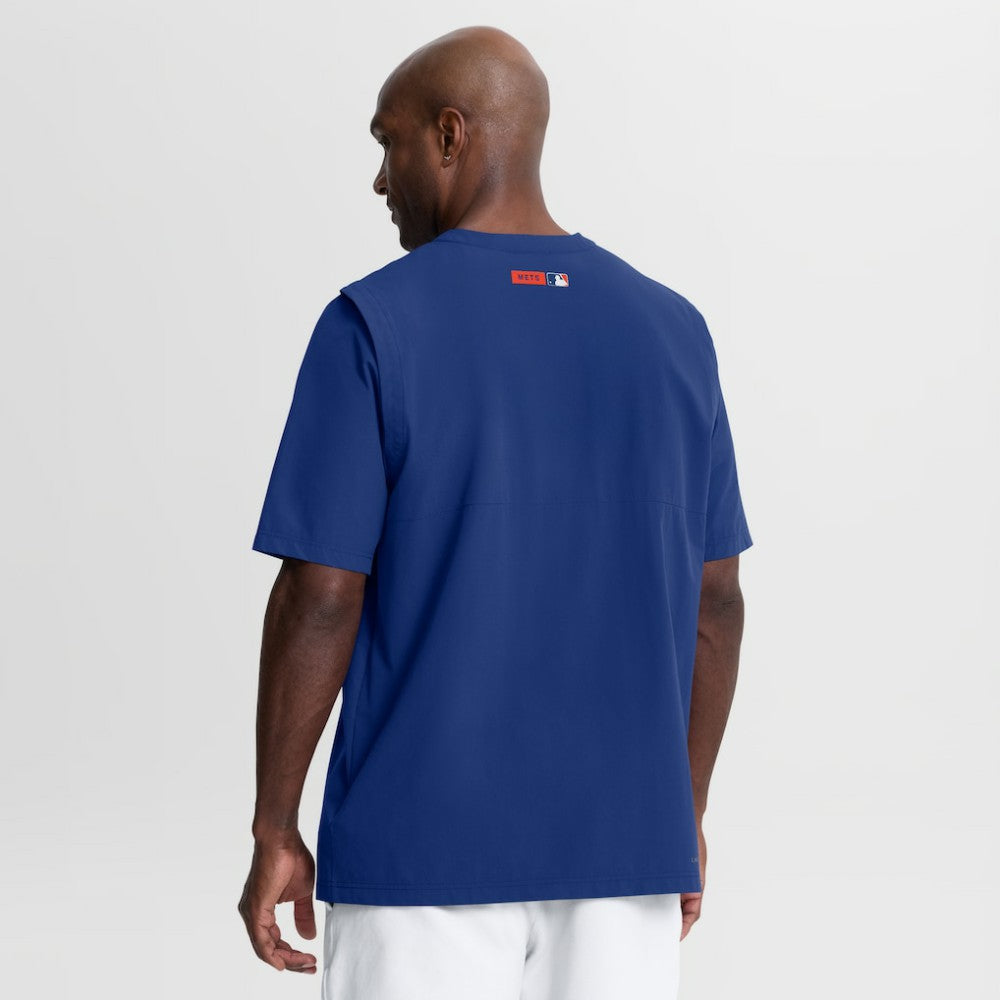 New York Mets Authentic Collection Dri-FIT Quarter-Zip Windshirt Royal