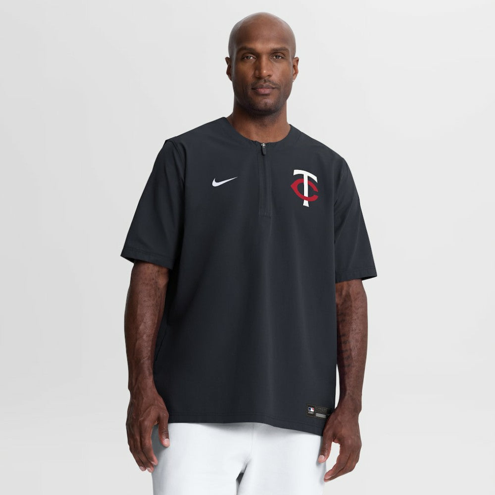 Minnesota Twins Authentic Collection Dri-FIT Quarter-Zip Windshirt Navy