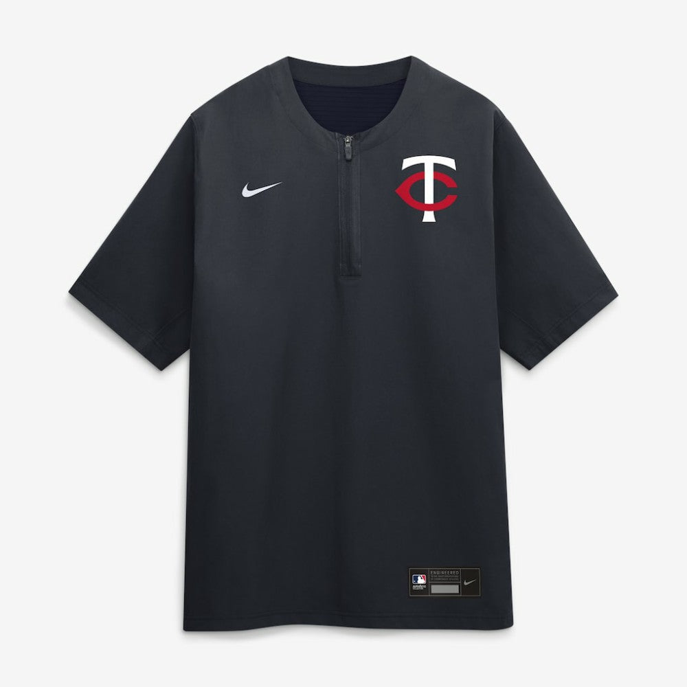 Minnesota Twins Authentic Collection Dri-FIT Quarter-Zip Windshirt Navy