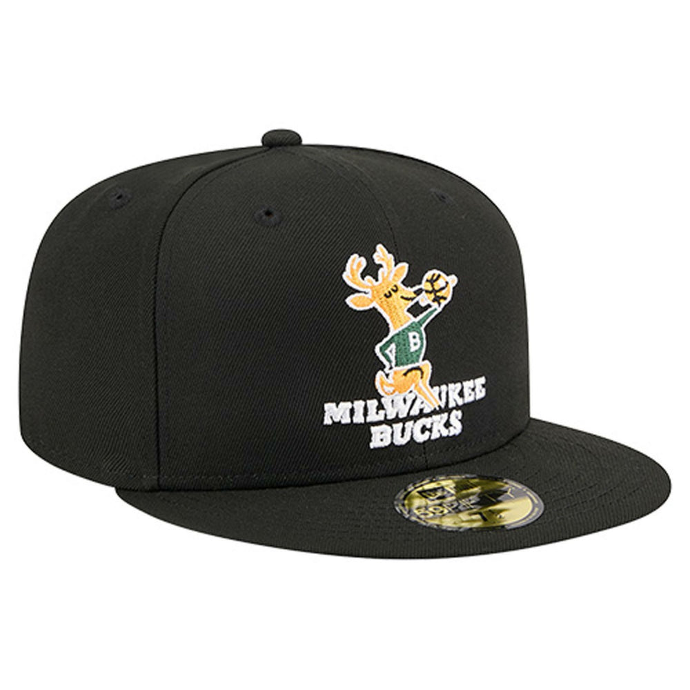 Milwaukee Bucks Core Logo 59FIFTY Fitted Hat - Black sale