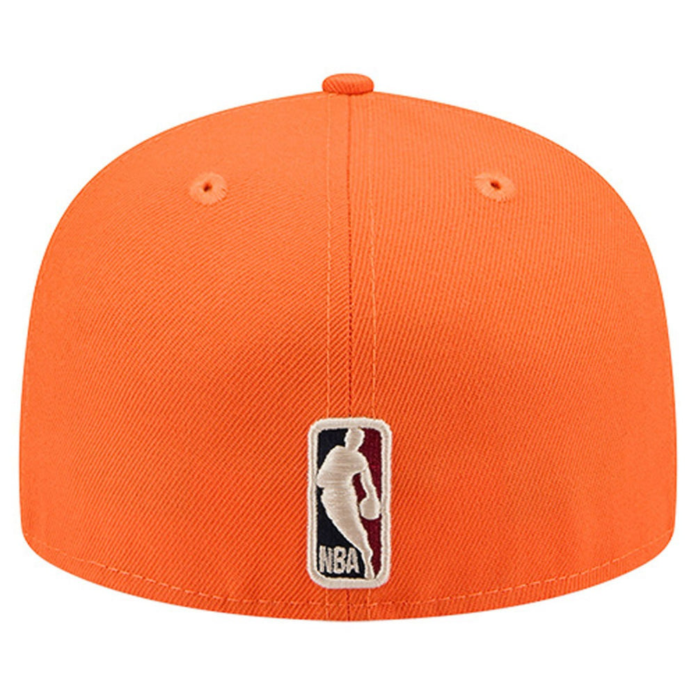 Phoenix Suns Core Logo 59FIFTY Fitted Hat - Orange on sale