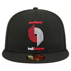 Portland Trail Blazers Core Logo 59FIFTY Fitted Hat - Black cheap