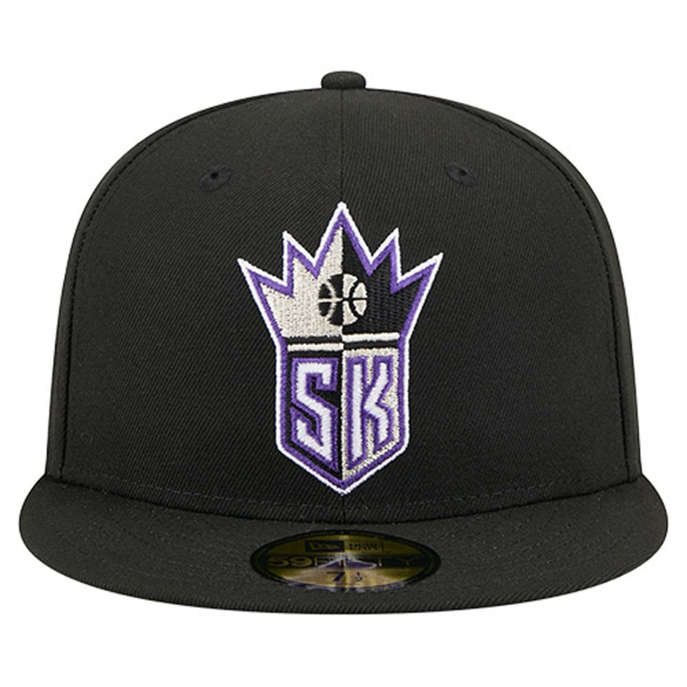 Sacramento Kings Core Logo 59FIFTY Fitted Hat - Black cheap