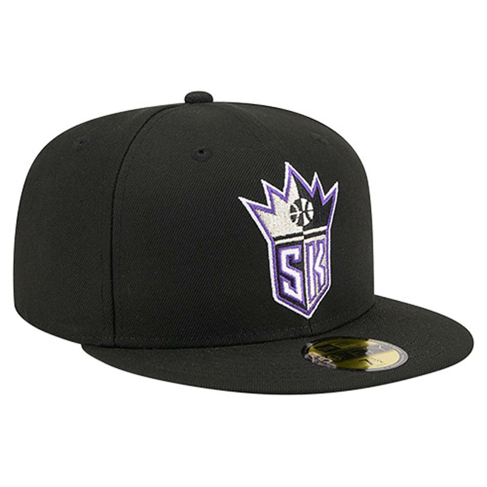 Sacramento Kings Core Logo 59FIFTY Fitted Hat - Black cheap
