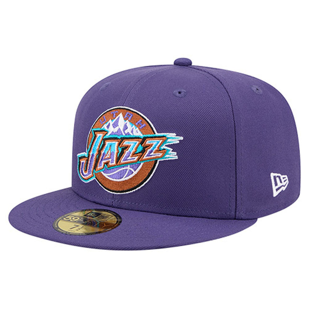 Utah Jazz Core Logo 59FIFTY Fitted Hat - Purple shop