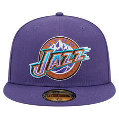 Utah Jazz Core Logo 59FIFTY Fitted Hat - Purple shop