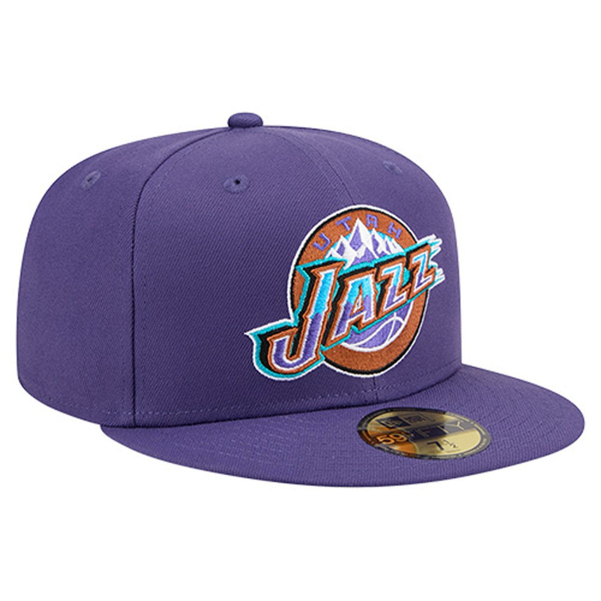 Utah Jazz Core Logo 59FIFTY Fitted Hat - Purple shop