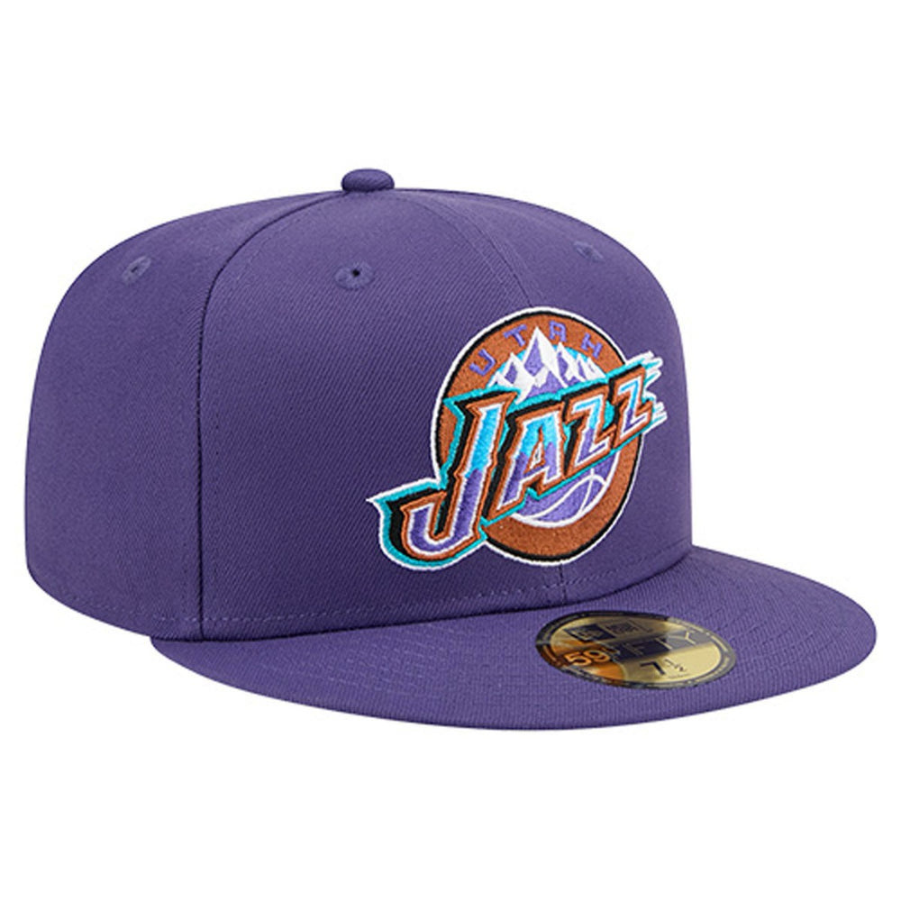 Utah Jazz Core Logo 59FIFTY Fitted Hat - Purple shop