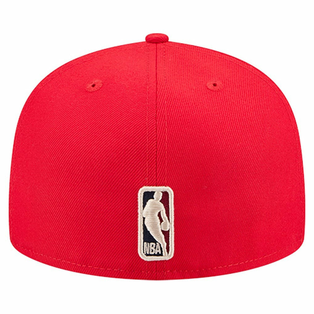 Atlanta Hawks Core Logo 59FIFTY Fitted Hat - Red shop