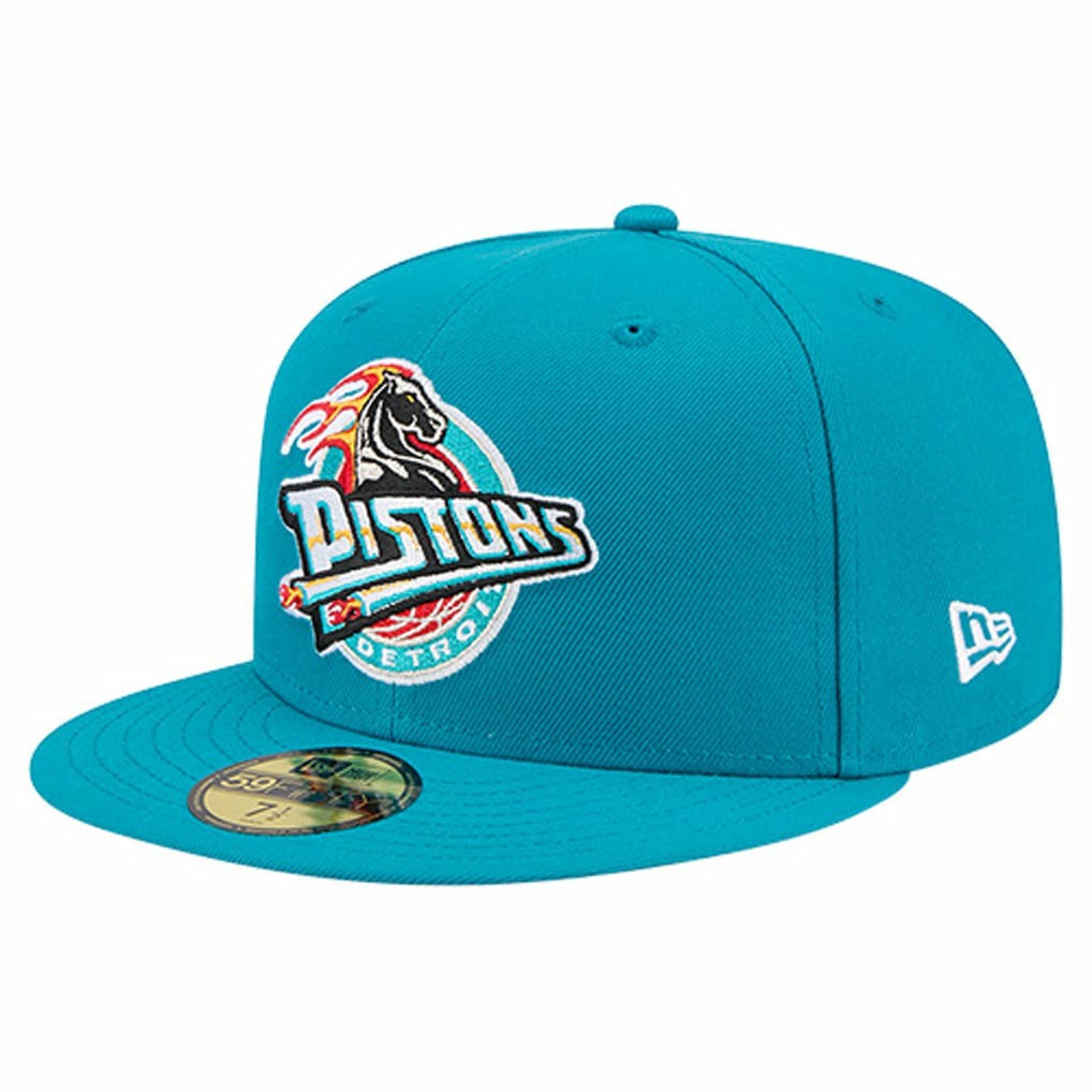 Detroit Pistons Core Logo 59FIFTY Fitted Hat sale - Teal sale