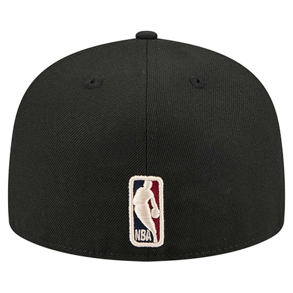 Miami Heat Core Logo 59FIFTY Fitted Hat - Black on sale