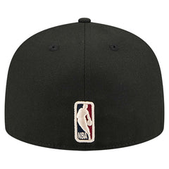 Miami Heat Core Logo 59FIFTY Fitted Hat - Black on sale