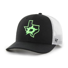 Dallas Stars '47 Prestige Adjustable Trucker Hat - Black/White Hats