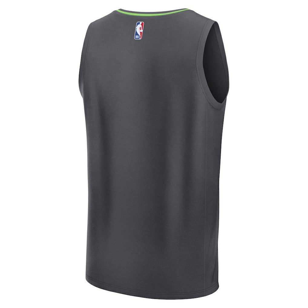 Minnesota Timberwolves Fastbreak Custom Jersey - Statement Edition - Anthracite sale