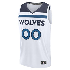 Minnesota Timberwolves Fastbreak Custom Jersey - Association Edition - White for sale