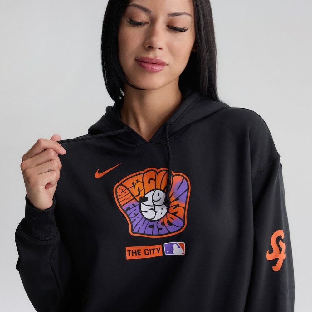 San Francisco Giants Women's Authentic Collection City Connect Therma Hoodie Black
